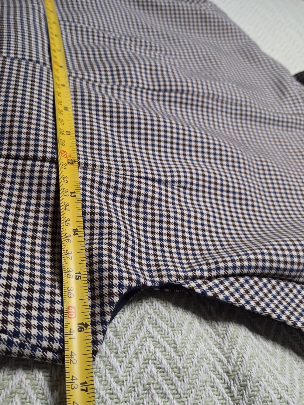 Zara NWT Houndstooth Blazer Mini Dress Size M Tailored Button Front - Picture 9 of 11